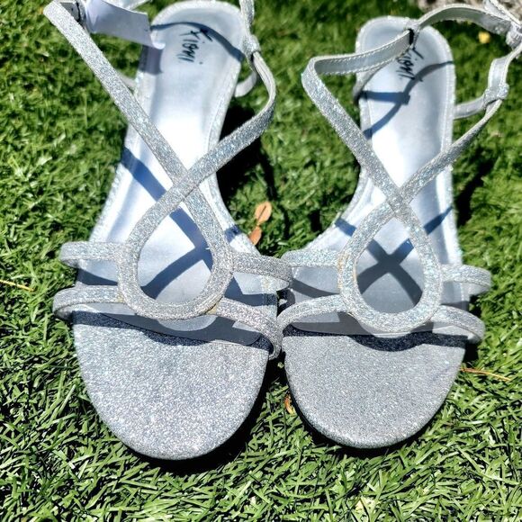 Women's Fioni sparkle criss-cross heels - Picture 9 of 13